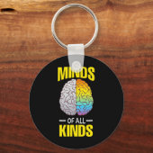 Geesten van alle soorten Neurodiversiteit en HDH L Sleutelhanger (Voorkant)