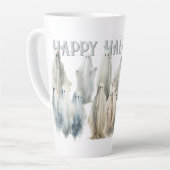 Geesten verzamelen Happy Halloween Latte Mok (Linkerhoek)