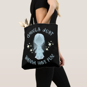 "Geesten Willen Alleen Maar Pret Hebben!" Grappige Tote Bag
