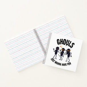 Geesten Willen Gewoon Pret Hebben – Halloween Noti Notitieboek