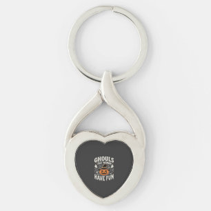 Geesten Willen Gewoon Pret Hebben Halloween Pompoe Sleutelhanger