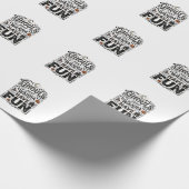 Geesten Willen Gewoon Pret Hebben Halloween Vector Cadeaupapier (Hoek)