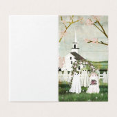 Geestenbruiloft kaart (Buitenkant ongevouwen)