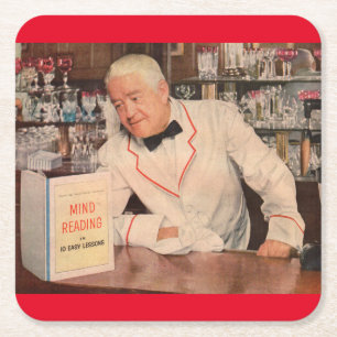geesteslezing in de bar kartonnen onderzetters