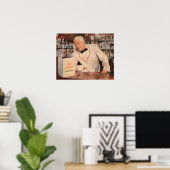 geesteslezing in de bar poster (Thuiskantoor)