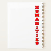 geesteswetenschappen planner (Achterkant)