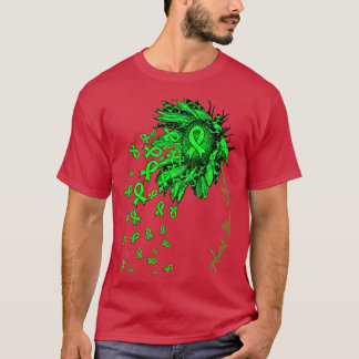 Geestesziekte Bewustzijn Zonnebloem lint bloemen T-shirt