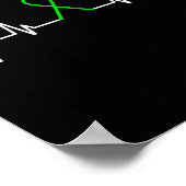 Geestesziekte Groen lint Geestelijke Gezondheid Be Poster (Hoek)