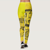 Geesthuizen en huizen en watertoren leggings (Achterkant)