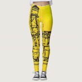 Geesthuizen en huizen en watertoren leggings (Voorkant)