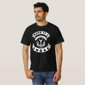 Geestig als ik rook Funny BBQ Grillen T-shirt (Voorkant volledig)