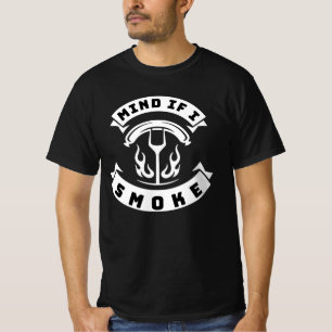 Geestig als ik rook Funny BBQ Grillen T-shirt
