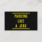 geestig slecht parkeren contactkaartje (Voorkant)