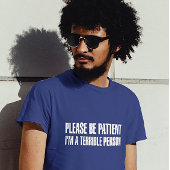 geestige bekentenis t-shirt