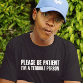 geestige bekentenis t-shirt