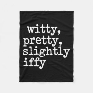 Geestige Lichtelijk Onbetrouwbare Humoristische Gr Fleece Deken