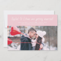 Geestige Namen Save the Date Fotokaart