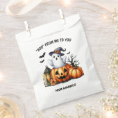 Geestige Pompoen Boo Halloween Bedankzakje (Geknipt)