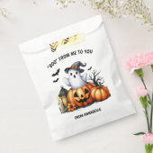 Geestige Pompoen Boo Halloween Bedankzakje (Gezegeld)