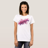 Geestige Roze PINK MAGIC Statement T-shirt (Voorkant volledig)