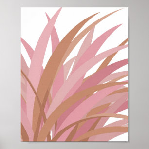 Geestige Roze ROZE BLAJEREN OP ZWARTE ACHTERGROND Poster