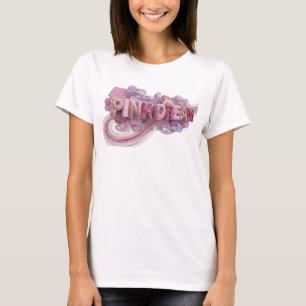 Geestige Roze ROZE DROOM Draagbare Kunst T-shirt
