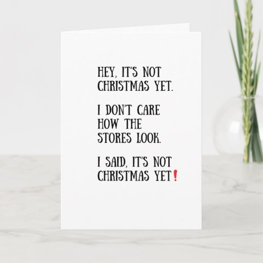 Geestige Thanksgiving Kaart (Voorkant)