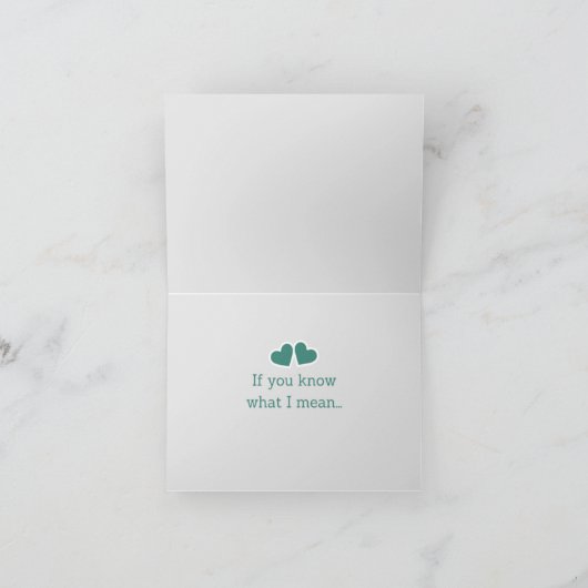 Geestige Valentijnse Kaart - het Biologische (Binnen)