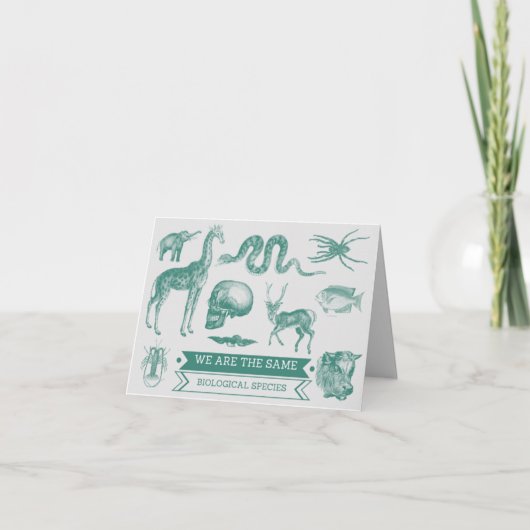 Geestige Valentijnse Kaart - het Biologische (Voorkant)