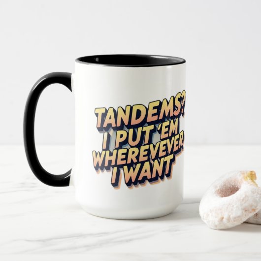 Geestige vrachtwagen mok (Met donut)