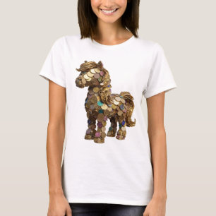 Geestige Zilveren ABSTRACTE KUNST Moderne Vormgevi T-shirt