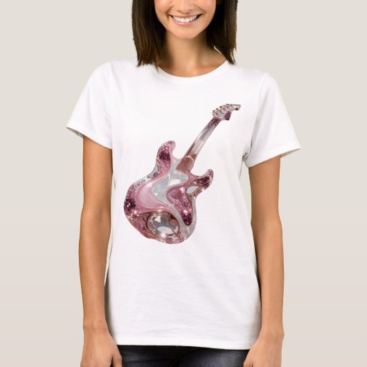 Geestige Zilveren ABSTRACTE KUNST Statement Design T-shirt (Voorkant)