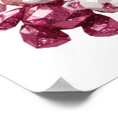 Geestige Zilveren DRIE ROZE TEDDYBEREN Tekst Ontwe Poster (Hoek)