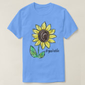  Geetie Life Sunshin Zonnebloem Happy Holida T-shirt (Design voorkant)