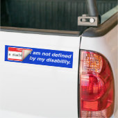 Geëtiketteerde Gehandicapte Bumpersticker (Op Truck)