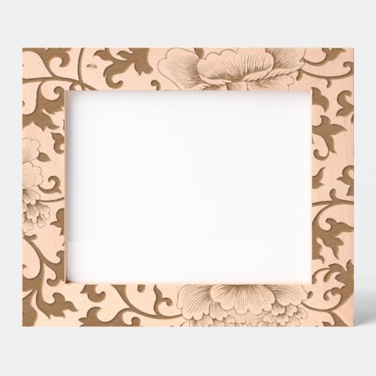 GEËTST AFBEELDING LIJSTEN JAPANS BLOEMPATROON GEGRAVEERDE LIJSTJES (Voorkant)