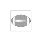 Geëtst football rubberstempel (Afrduk)