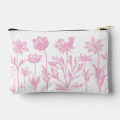 Geëtste bloemen (roze) Fine Art Etui (Achterkant)