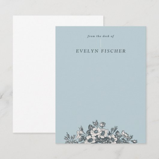 Geëtste bloemenruwe (Voorkant / Achterkant)