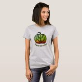 Geëtste Jack-o-lantern Halloween T-shirt (Voorkant volledig)
