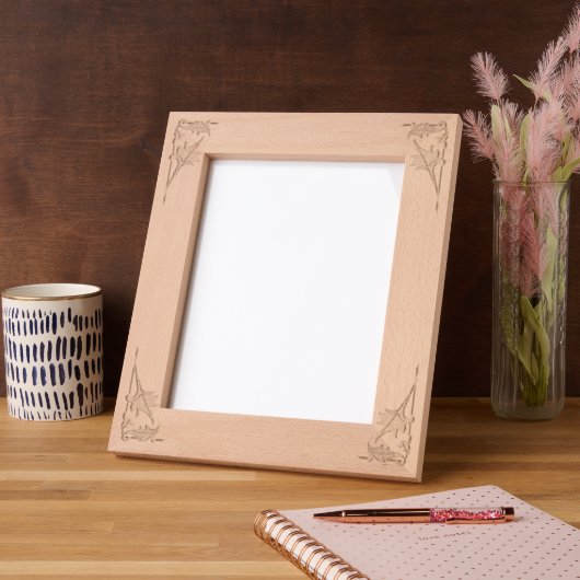 Geëtste Lijsten - Bladeren in rechte hoeken Gegraveerde Lijstjes (Links)