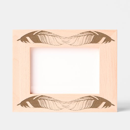 geëtste Lijsten - veren Gegraveerde Lijstjes (Voorkant)