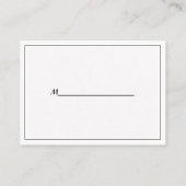 Geëtste NYC Skyline DIY BG Kleur Plaats Kaarten #2 Plaatskaartje (Achterkant)