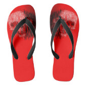 geëtste schedel teenslippers (Voetbed)