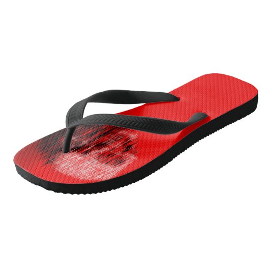 geëtste schedel teenslippers (Schuin)