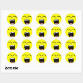 Geeuwende Sticker (Vel)