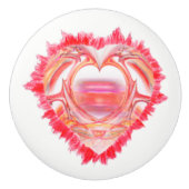 Geëvenaard ontwerp van het kunstwerk keramische knop (Voorkant)