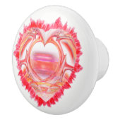 Geëvenaard ontwerp van het kunstwerk keramische knop (Rechts)