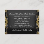 Geëvenaarde Hazelhurst Dubbele schaar 3,5 x 2,5 in Visitekaartje (Achterkant)