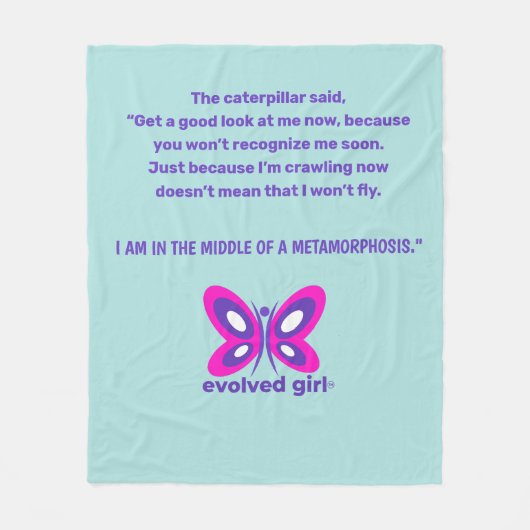 geëvolueerd meisje deken (Voorkant)